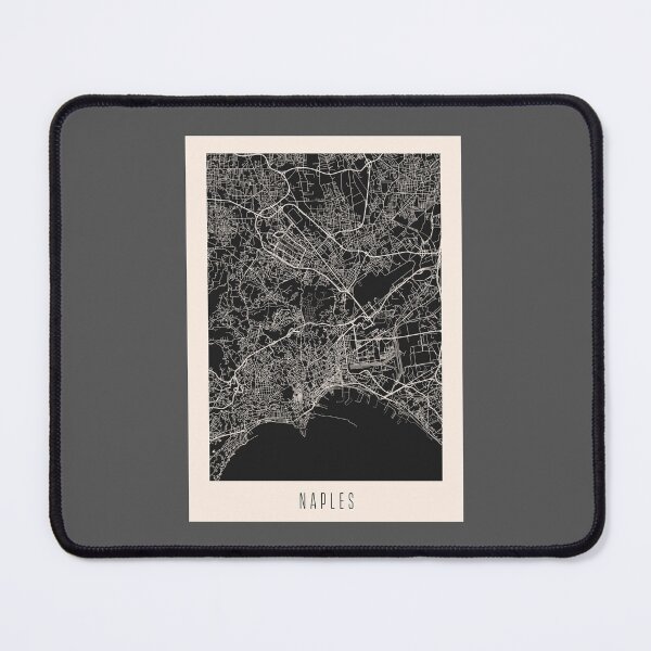 Item preview, Naples City Street Map Dark designed and sold by Teecha.