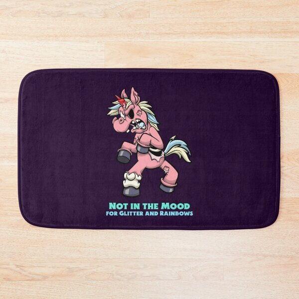 Item preview, Not in the Mood for Glitter and Rainbows. Funny Moody Unicorn designed and sold by Rebel-Design.