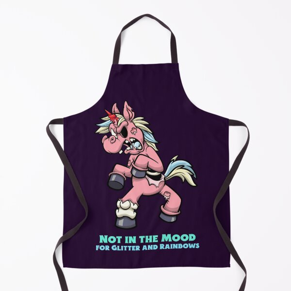 Item preview, Not in the Mood for Glitter and Rainbows. Funny Moody Unicorn designed and sold by Rebel-Design.