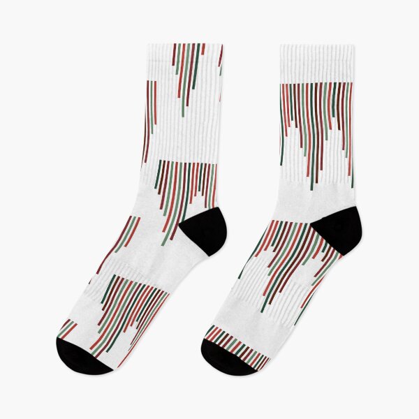 Item preview, Geometric green red christmas abstract designed and sold by Carolina Salazar.