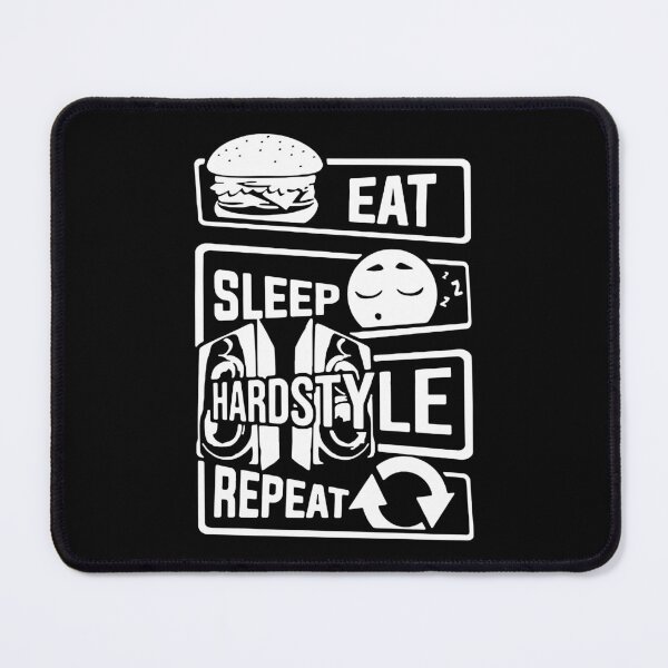 Artikelvorschau, Eat Sleep Hardstyle Repeat Love Rawstyle jumpstyle dance music Art Design Happy Apparel Essential Inspiration Joy Mood Funny entworfen und verkauft von DesignByHeartUK.