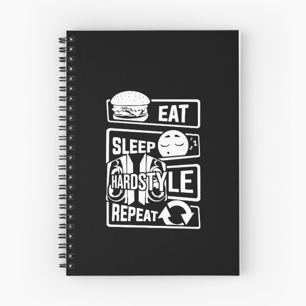 Artikelvorschau, Eat Sleep Hardstyle Repeat Love Rawstyle jumpstyle dance music Art Design Happy Apparel Essential Inspiration Joy Mood Funny entworfen und verkauft von DesignByHeartUK.