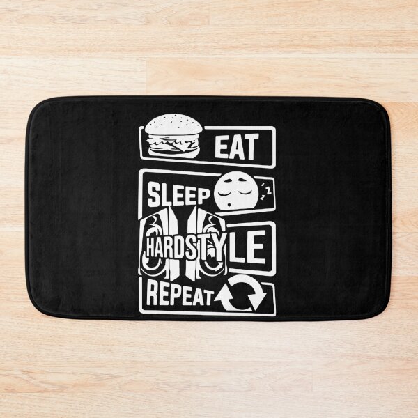 Item preview, Eat Sleep Hardstyle Repeat Love Rawstyle jumpstyle dance music Art Design Happy Apparel Essential Inspiration Joy Mood Funny designed and sold by DesignByHeartUK.