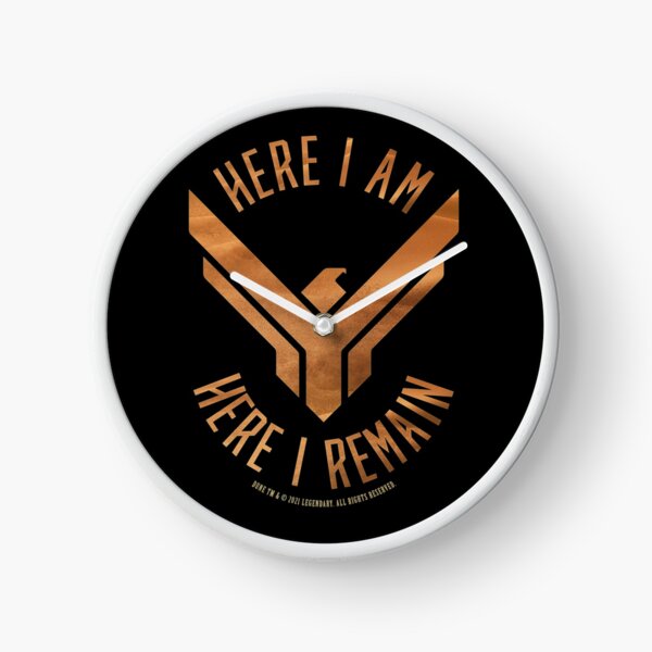 Here I Am, Here I Remain Clock