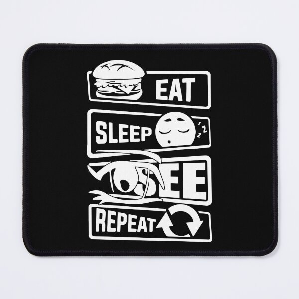 Item preview, Eat Sleep See Repeat Love See Saw Funny Saying Art Design Happy Apparel Essential Inspiration Joy Mood Funny designed and sold by DesignByHeartUK.