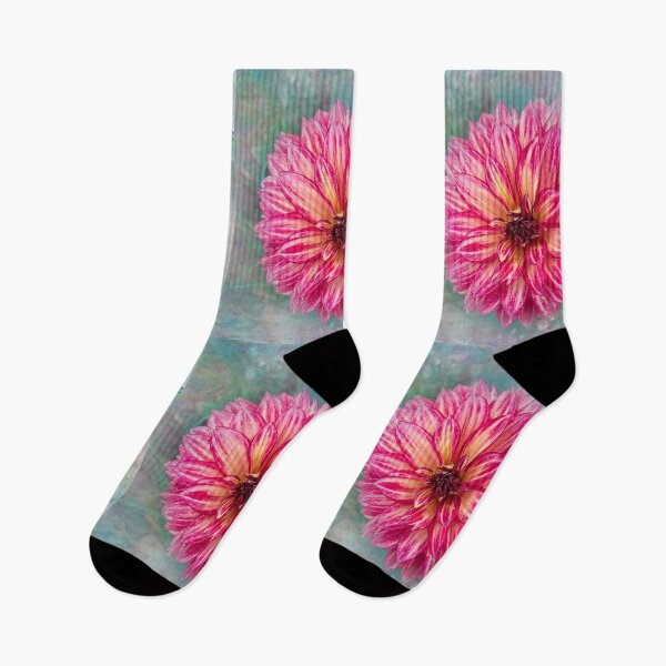 Item preview, Dahlia with Bud Textured Art Design designed and sold by AimeeLMaher.