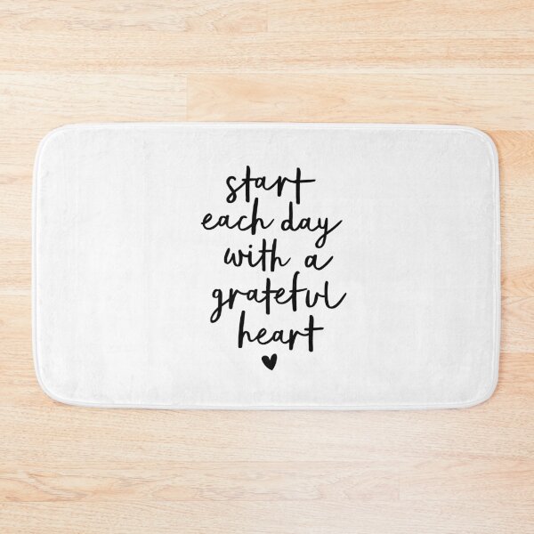 Item preview, Start Each Day with a Grateful Heart designed and sold by MotivatedType.