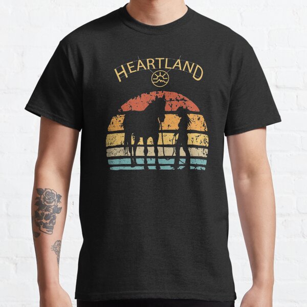 Heartland Uk,funny valentines day, black friday,boxing day,farming quote, heartland ranch alberta, duvet covers, comforter sets, duvet cover sets, diy floor pillow,horse landscape,Cyber Monday Classic T-Shirt