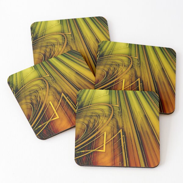 Item preview, Fractals ... 163 ... Yellow .. designed and sold by AtelierFafard.