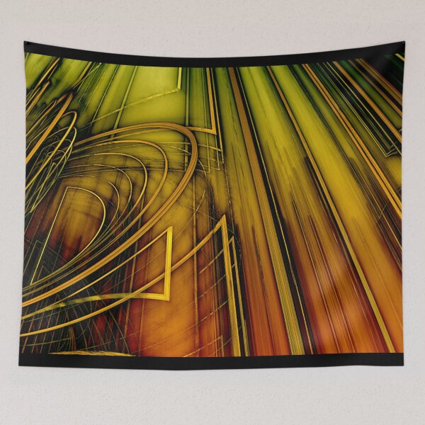 Item preview, Fractals ... 163 ... Yellow .. designed and sold by AtelierFafard.