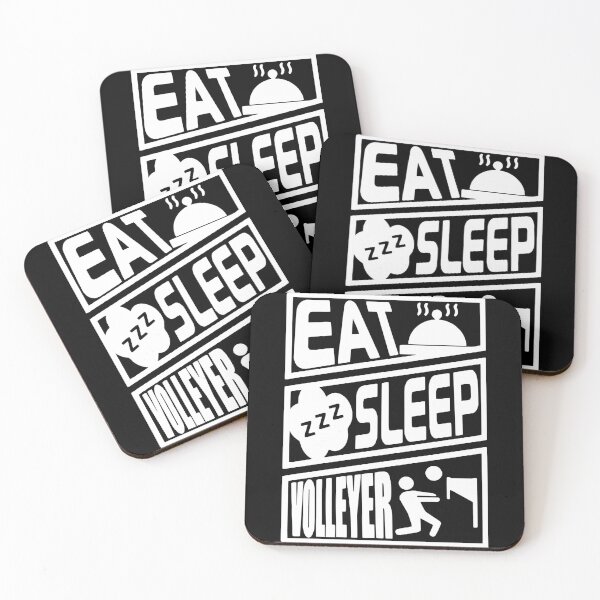 Item preview, Eat Sleep Volleyball Repeat Volleyball Born to play volleyball Forced to work Art Design Happy Apparel Essential Inspiration Joy Mood Funny designed and sold by DesignByHeartUK.