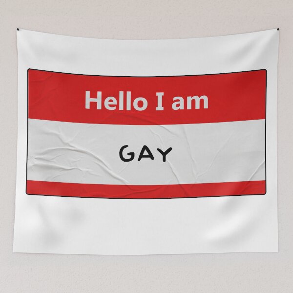 Item preview, hello i am: gay designed and sold by medusabyaguss.