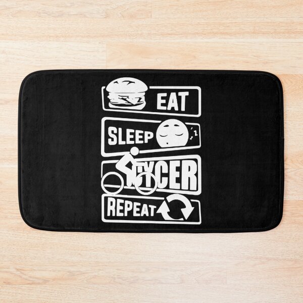 Item preview, Eat Sleep Cycling Repeat Cycler Cool Bike Born to Ride Evolution of Mountain Bike  Love Bike Gift Premium Apparel Funny Holiday Xmas designed and sold by DesignByHeartUK.
