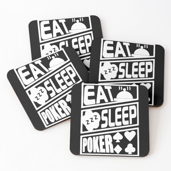 Artikelvorschau, Eat Sleep Poker Repeat Love Cards Poker Fun Gift Premium Apparel Funny Holiday Xmas entworfen und verkauft von DesignByHeartUK.