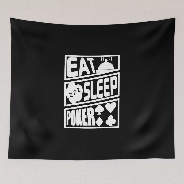 Artikelvorschau, Eat Sleep Poker Repeat Love Cards Poker Fun Gift Premium Apparel Funny Holiday Xmas entworfen und verkauft von DesignByHeartUK.
