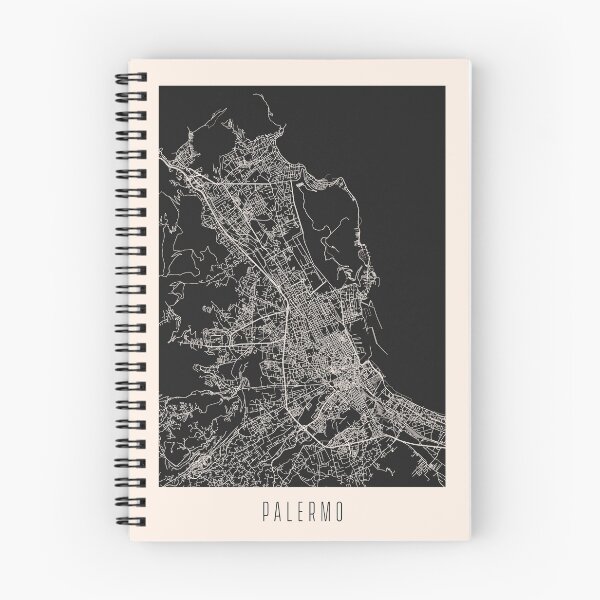 Item preview, Palermo City Street Map Dark designed and sold by Teecha.