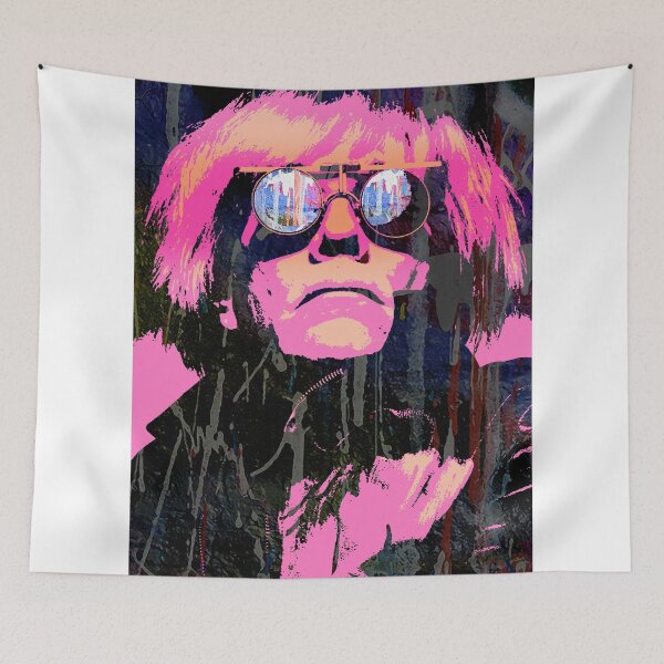 Aperçu de l'œuvre Portrait Pop Art Célèbre Artiste Pop créée et vendue par Stephen Chambers / The Pop Art Factory.