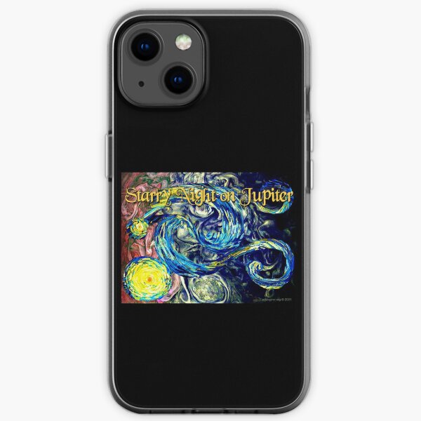 Starry Night on Jupiter iPhone Soft Case
