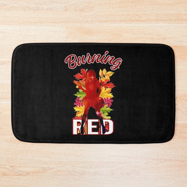Item preview, autumn, autumn leaves,  fiery red, red, red guitar, color red designed and sold by efenem.