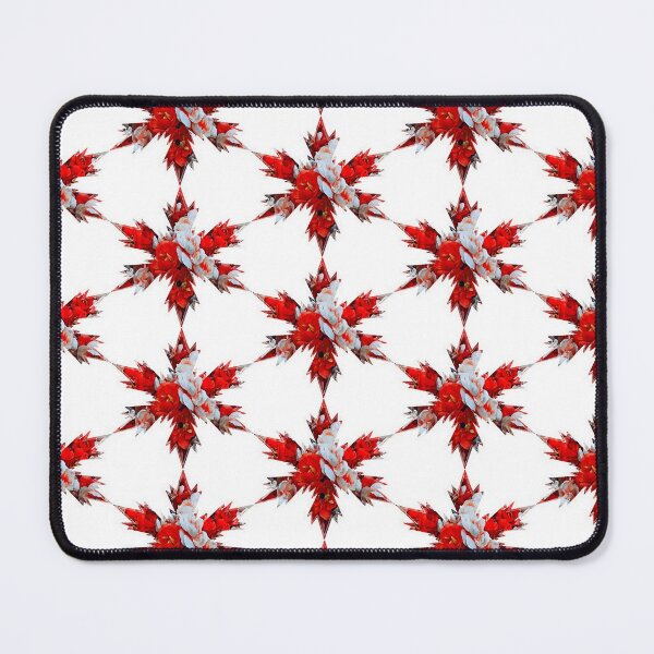 Item preview, Xmas Snowflakes White Red Star roses by Iritof designed and sold by iritof.