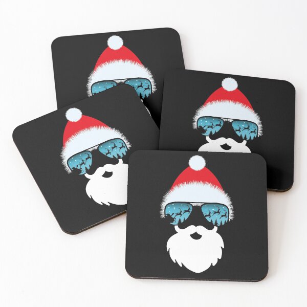 Item preview, Santa Claus in Sunglasses and Beard Santa Claus in glasses and beard Christmas designed and sold by Trenddesigns24.