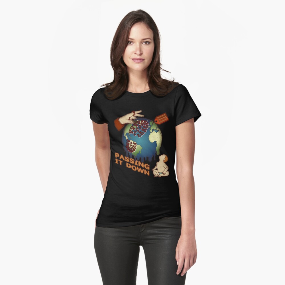 Item preview, Fitted T-Shirt designed and sold by v-nerd.