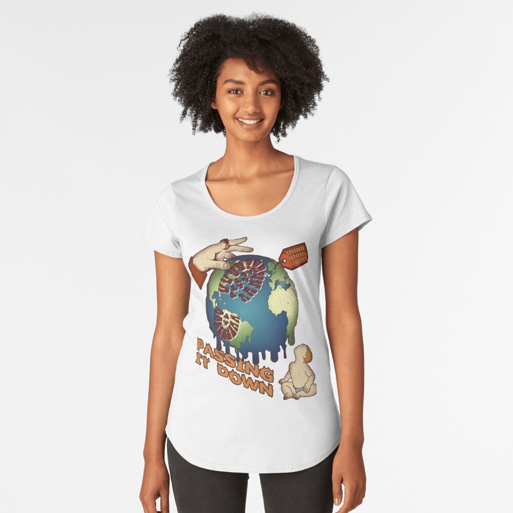 Item preview, Premium Scoop T-Shirt designed and sold by v-nerd.