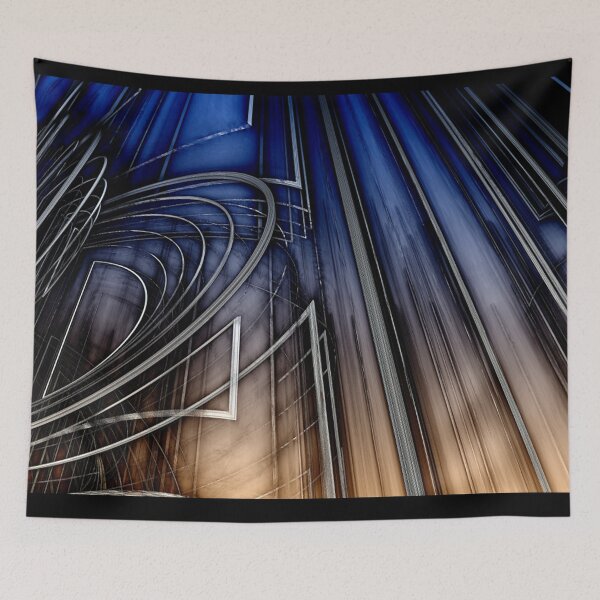 Item preview, Fractals ... 163 ... Blue and Brown. designed and sold by AtelierFafard.