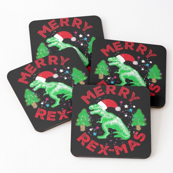 Item preview, Merry Rexmas Merry Christmas Dinosaur  designed and sold by Life Is Beautiful.