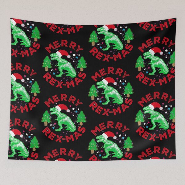 Item preview, Merry Rexmas Merry Christmas Dinosaur  designed and sold by Life Is Beautiful.