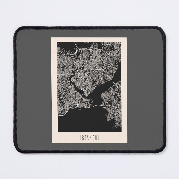 Item preview, Instanbul City Street Map Dark designed and sold by Teecha.