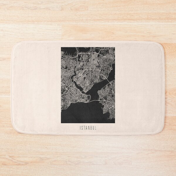 Item preview, Instanbul City Street Map Dark designed and sold by Teecha.