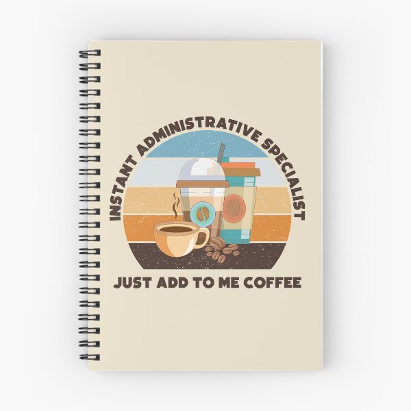 Artikelvorschau, Sofortiger Verwaltungsspezialist, füge mir einfach Kaffee hinzu, dunkler Text, lustige Kaffeeliebhaber, Verwaltungsabteilung, Verwaltungsfachkenntnisse, entworfen und verkauft von SGS-.