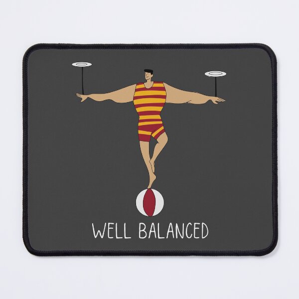 Item preview, Well Balanced. Funny play on words. Double meaning. designed and sold by JellyBeenzz.