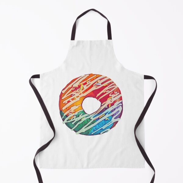 Item preview, Rainbow Drizzle Doughnut Design designed and sold by Dough-Nutty.