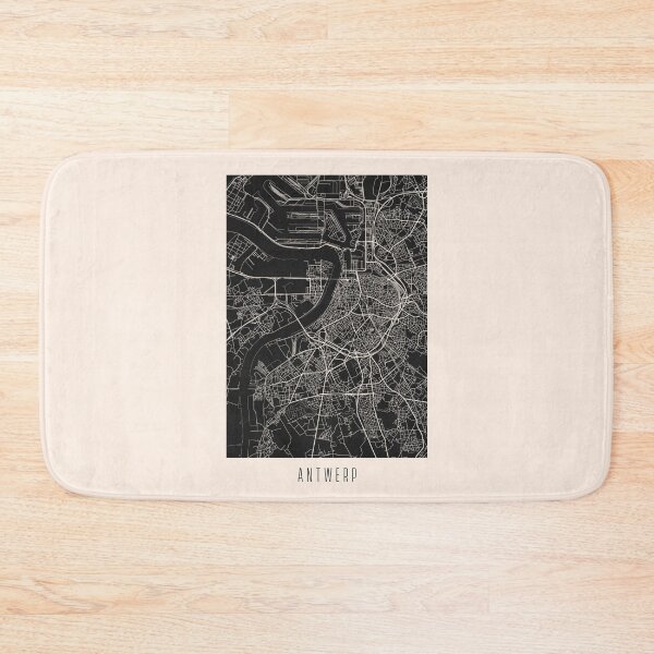 Item preview, Antwerp City Street Map Dark designed and sold by Teecha.