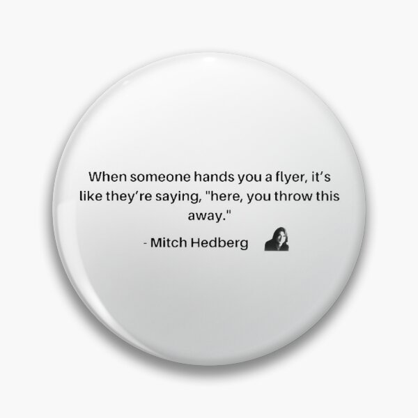 Item preview, Mitch Hedberg - Flyer designed and sold by rawsavon.