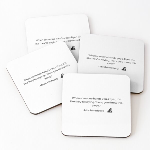 Item preview, Mitch Hedberg - Flyer designed and sold by rawsavon.