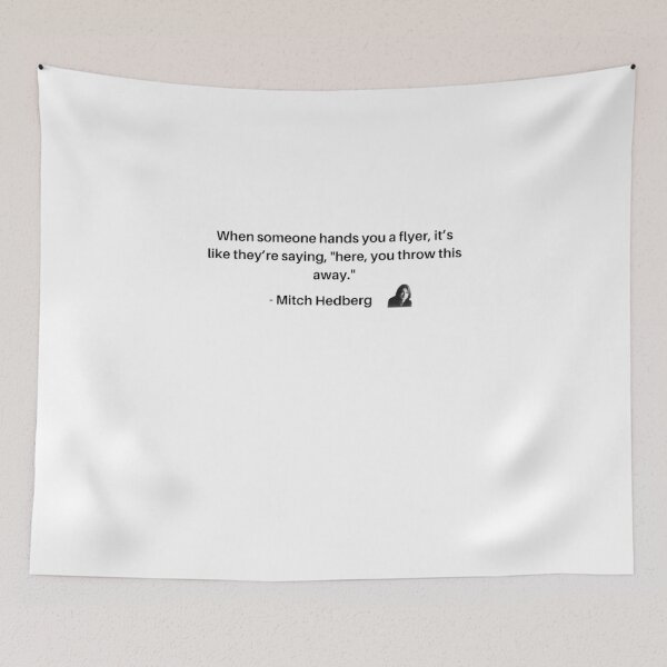Item preview, Mitch Hedberg - Flyer designed and sold by rawsavon.