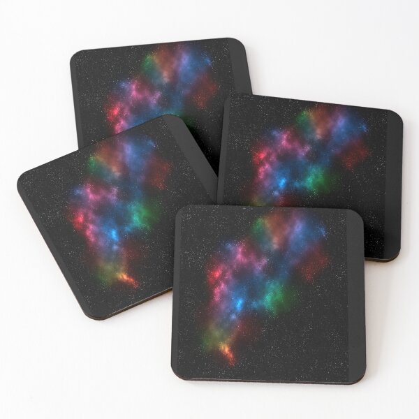 Item preview, Rainbow Coloured Nebula and stars designed and sold by Solotree.