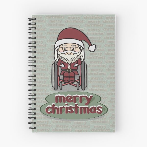 Item preview, Disabled Santa Merry Christmas  designed and sold by walkingonwheels.