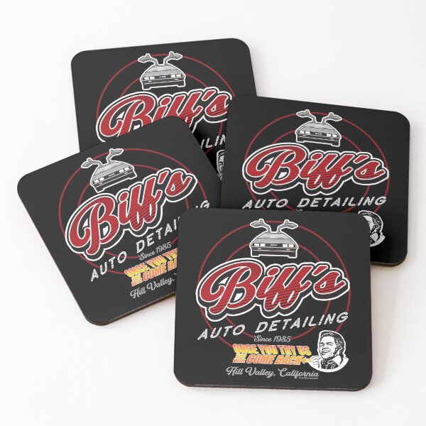 Item preview, Biff's Auto Detailing Sign Back to the Future (© UCS LLC and Amblin) designed and sold by Alema Art.