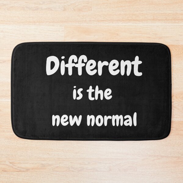 Item preview, Different is the new normal designed and sold by Smileycreation.
