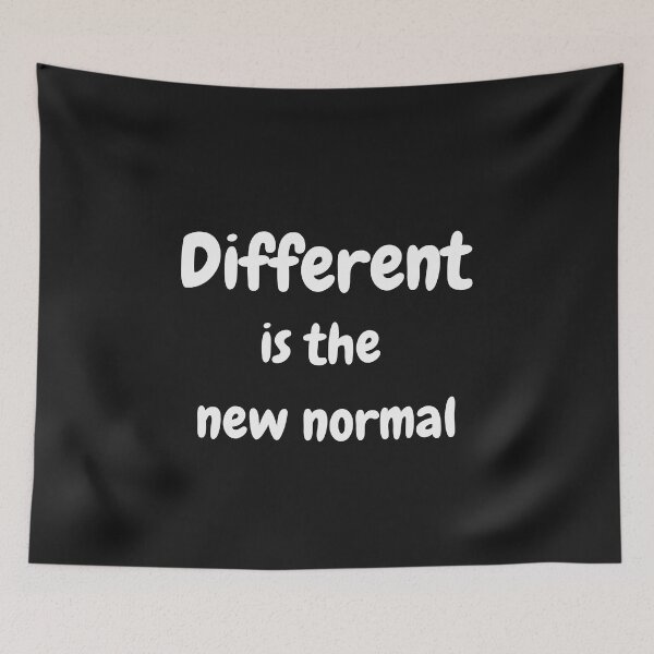 Item preview, Different is the new normal designed and sold by Smileycreation.
