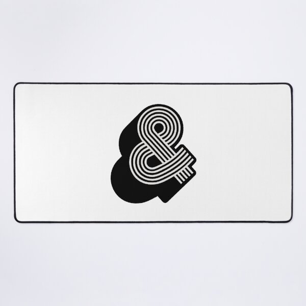 Item preview, Ampersand in Yellow and Black designed and sold by MotivatedType.