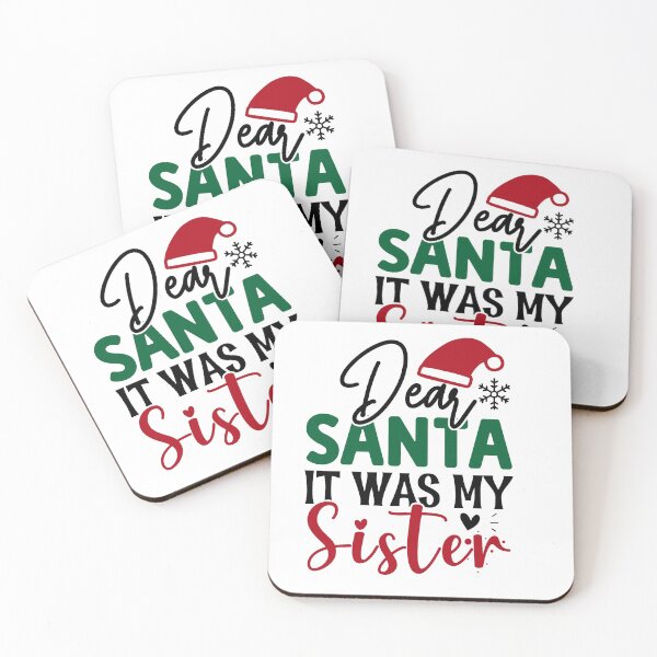 Item preview, Dear santa it was my sister christmas motif designed and sold by Mehmet40.