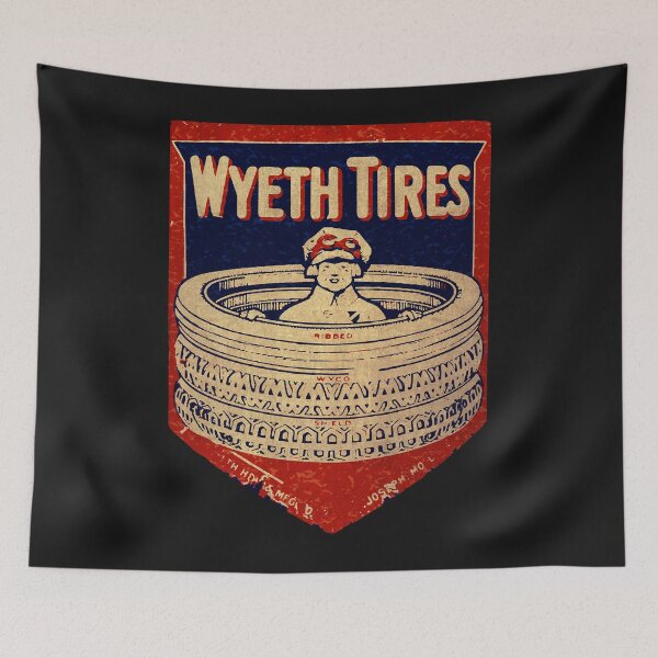 Item preview, Wyeth Tires USA Sticker designed and sold by RebeccaKownacki.