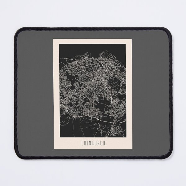 Item preview, Edinburgh City Downtown Street Map Dark designed and sold by Teecha.