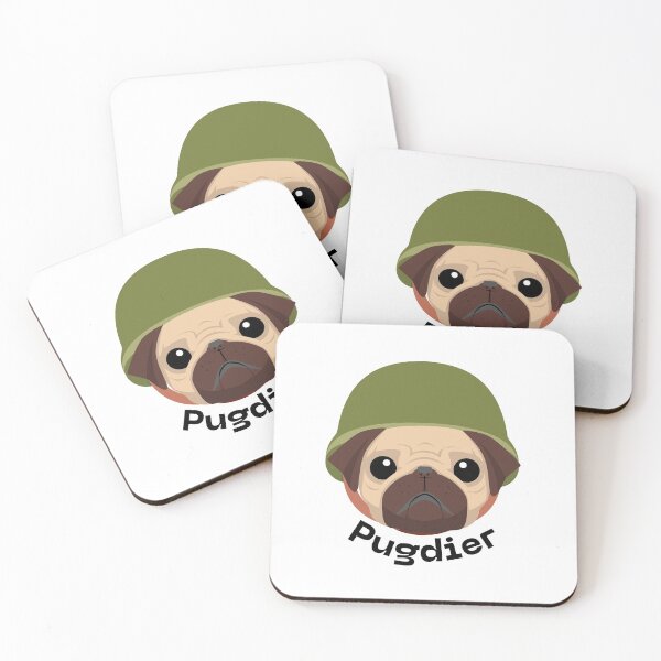 Item preview, Pug + Soldier = Pudgier designed and sold by lolmaned.
