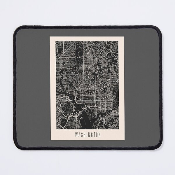Item preview, Washington City Street Map Dark designed and sold by Teecha.